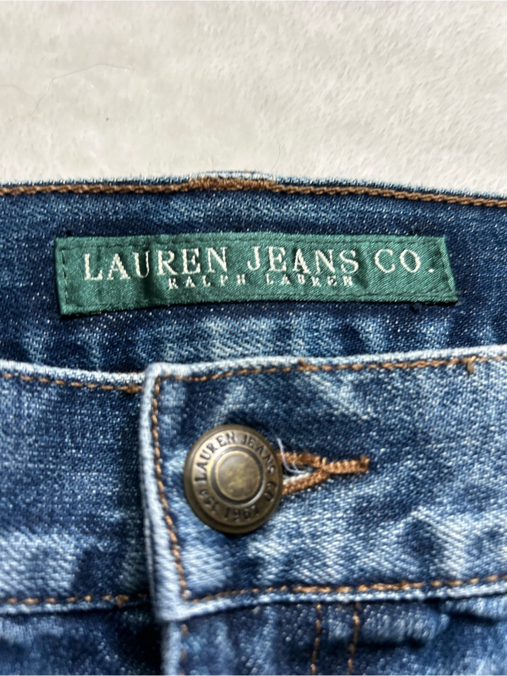 Ralph Lauren Women’s Patchwork Slight Flare Jeans Embroidered Appliqué Size 10 - Picture 8 of 15